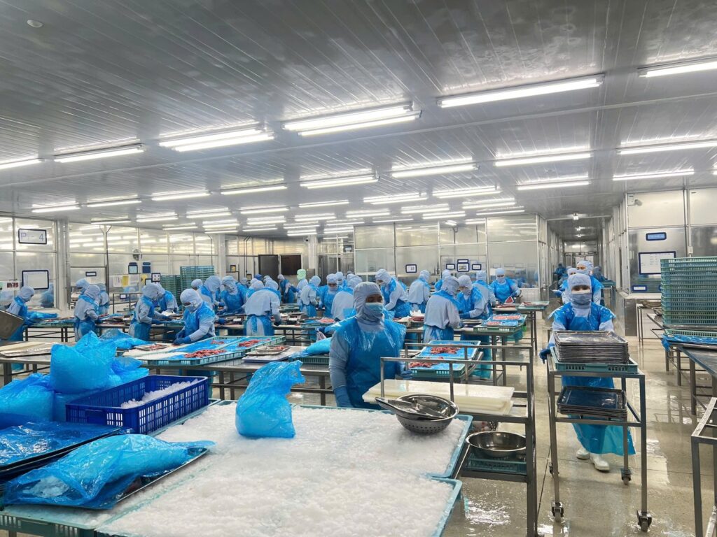 The processing hall